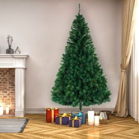 8FT Full Artificial Christmas Tree with Lush Branches, Premium PVC Material, Sturdy Metal Stand â€“ Easy Assembly Holiday DÃ©cor for Home, Office