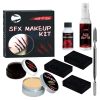 Halloween Makeup Kit Faux Plasma Skin Wax Plastic Scar Water Wound Makeup Halloween Makeup Set