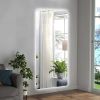 65x21in Full Body Mirror with Lights Full length mirror wall hanging type Suitable for bedrooms, dimming and 3 color lighting