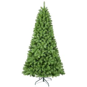 Artificial Tree, White Flocked Pine Premium Christmas Tree, Lifelike PE&PVC Mixed Tips (Option: 6Ft)