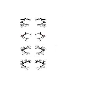 Halloween Eyeliner Stick Scary Fashion Party Makeup Kit Bat Spider Decorative Eyeliner Eyeshadow Stick (Option: 2PCS)