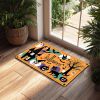 Halloween Pumpkin Ghost Home Decor Doormat, Suitable for Entrance, Bedroom, Living Room, Bathroom, Kitchen, Absorbent and Non-Slip Rug