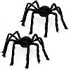 Halloween Decorations Giant Spider, 6.6 Ft Fake Halloween Decor Spiders Large, Furry Spiders for Outdoor Indoor Yard Home Costumes Party House DÃ©cor