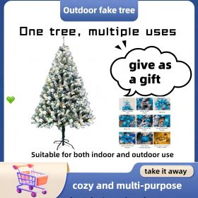 One Type Of 2.1m Artificial Christmas Decorative Tree With Multiple Accessory Packs. Optional Colors. Pink, Red, Gold, Blue. On Off-season Promot (Color: Gold)